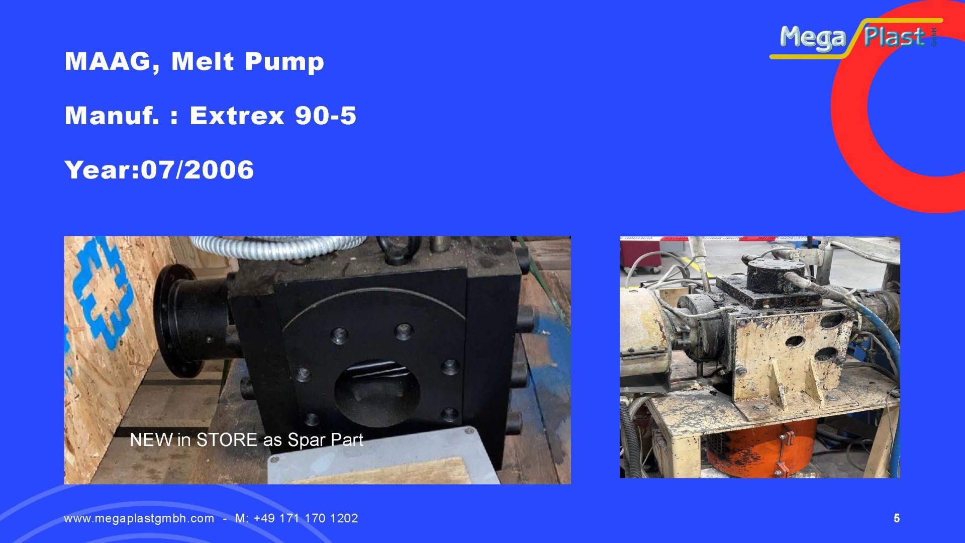 Melt pump