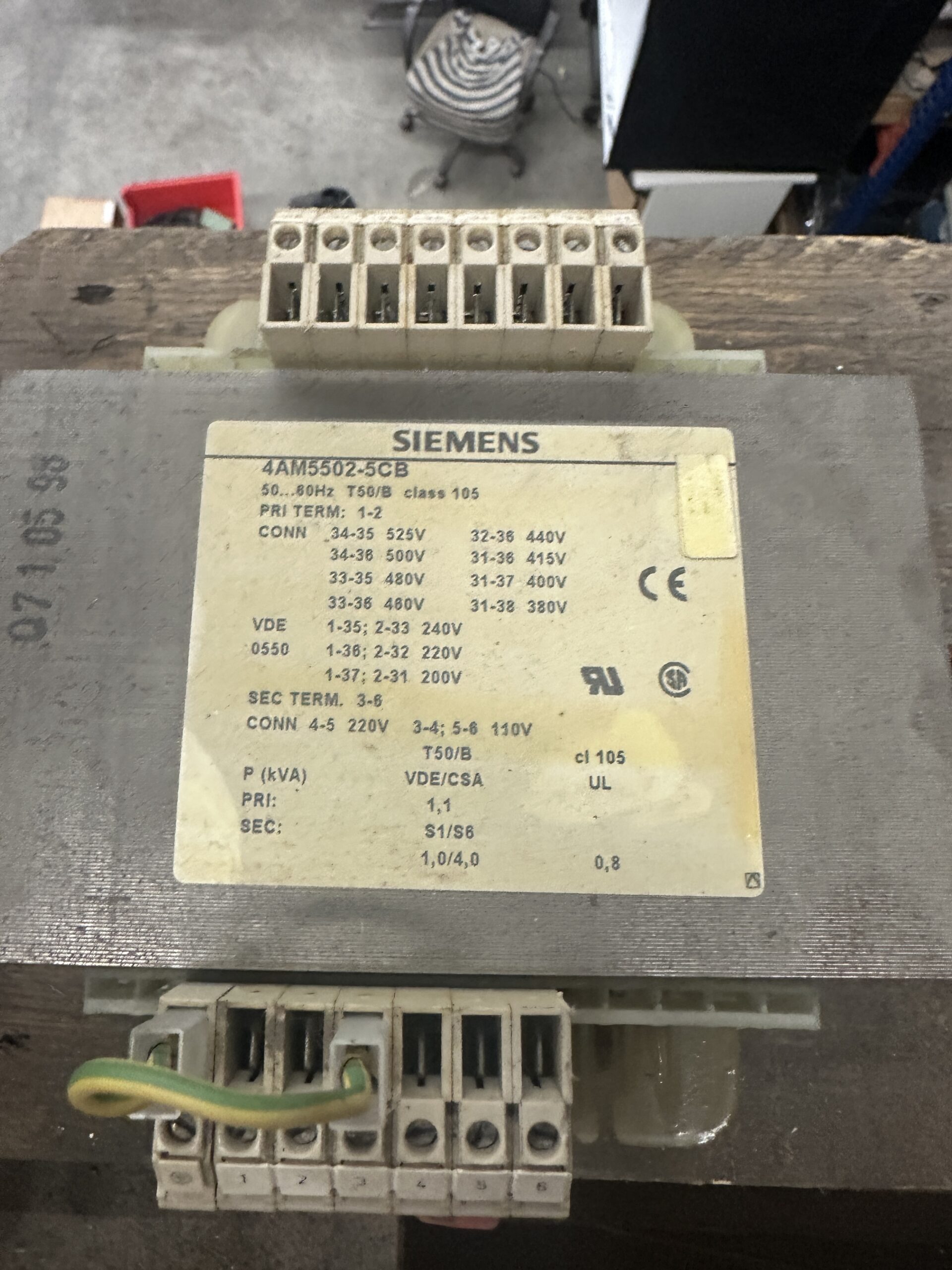 Siemens Transformer 4AM5502-5CB