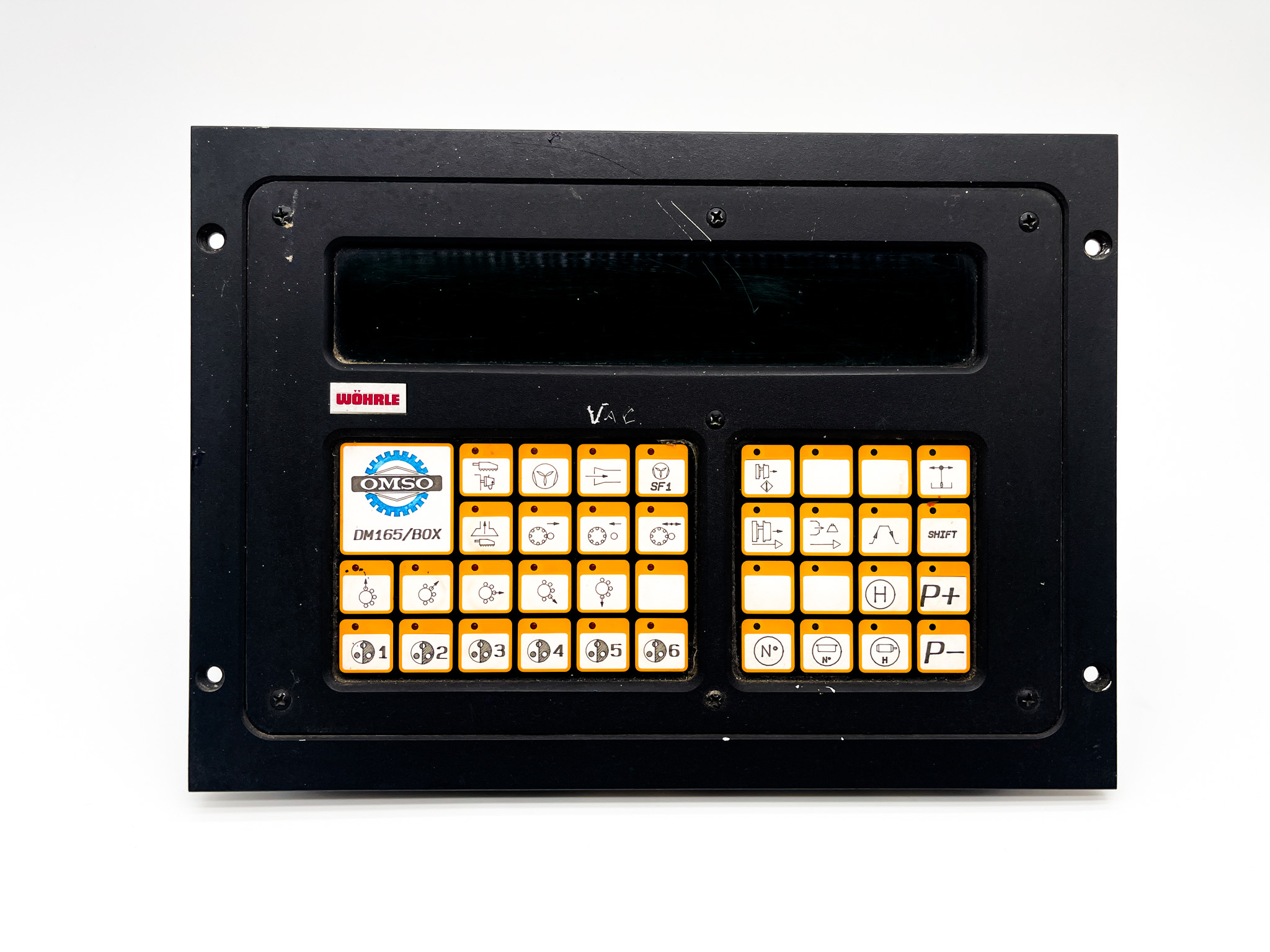 Wöhrle control panel for Omso DM 165