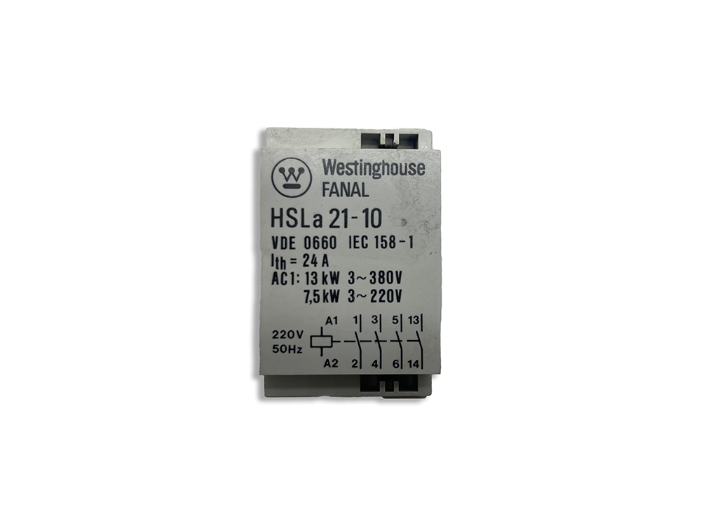 Westinghouse contactor FANAL HSLa 21-10