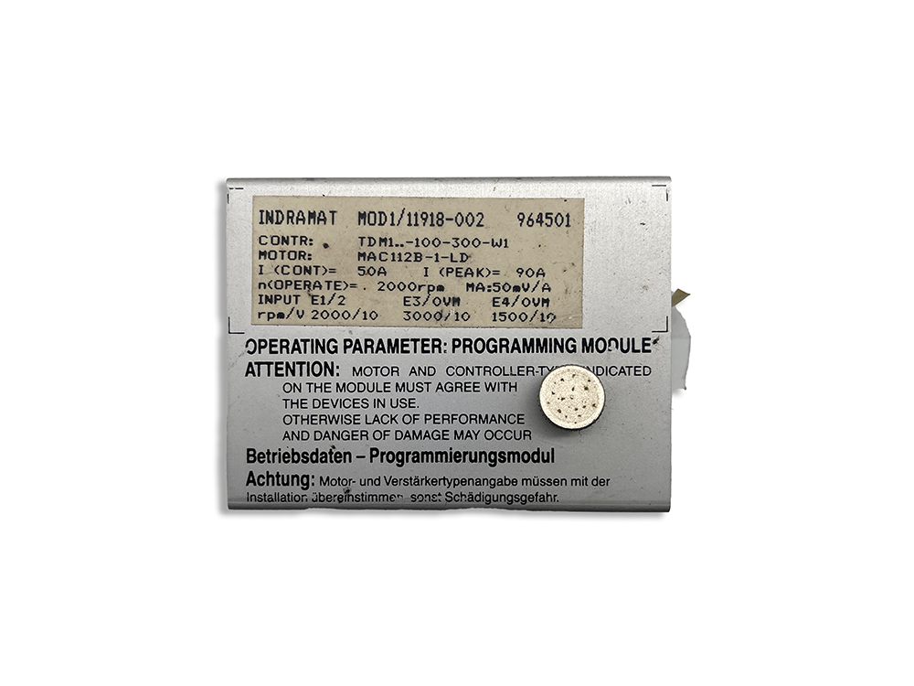 Indramat Programming Module MOD1/11918-002