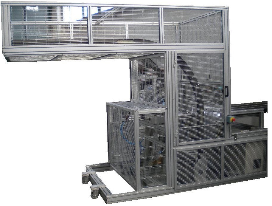 Stacker for rounded parts