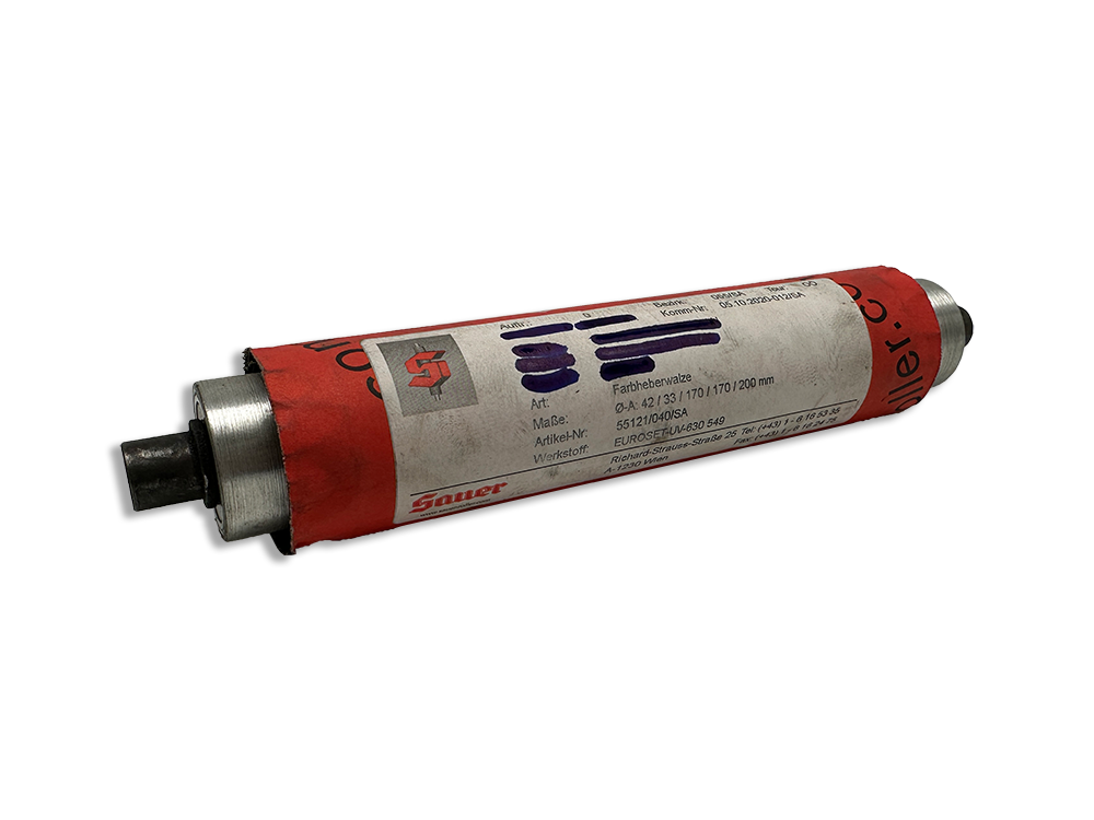 Van Dam inking roller