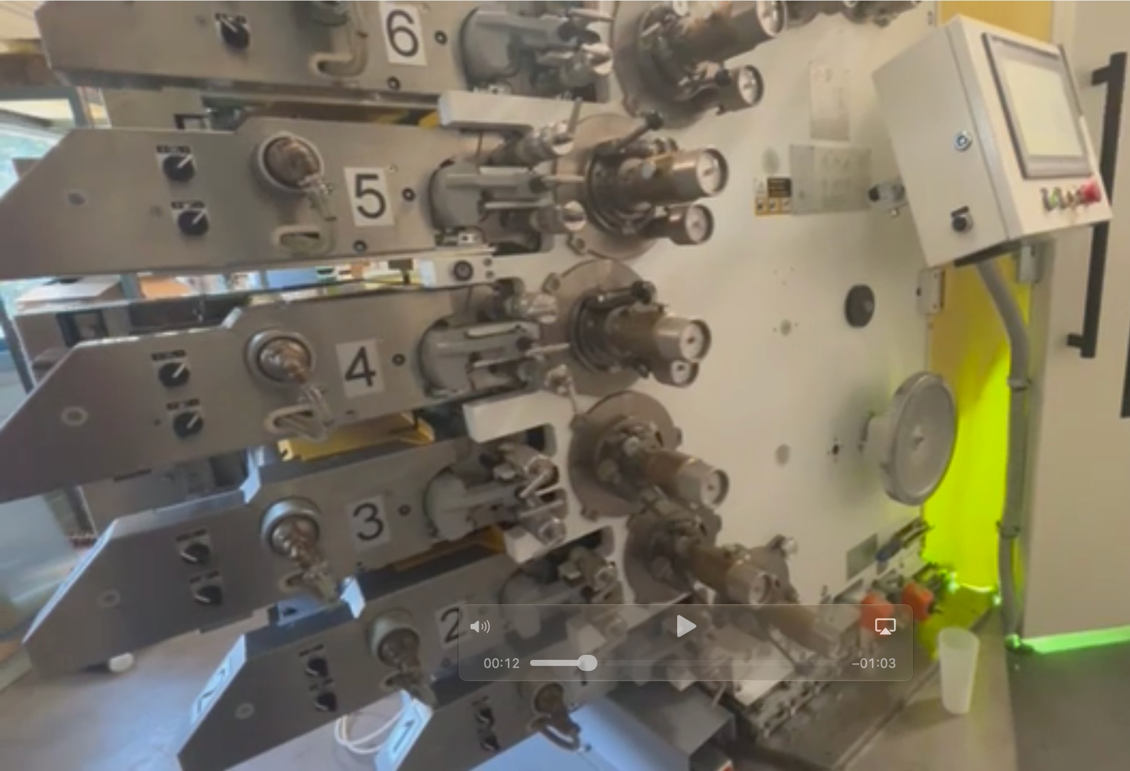 Detailansicht Maschine
