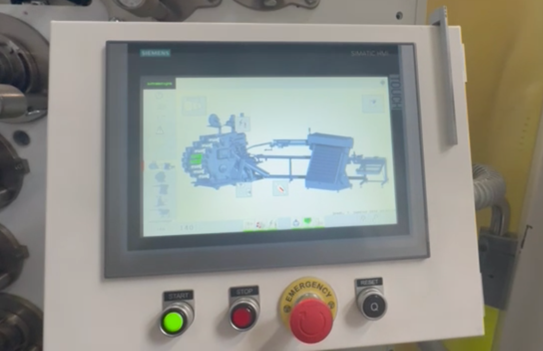 Detailansicht Maschine